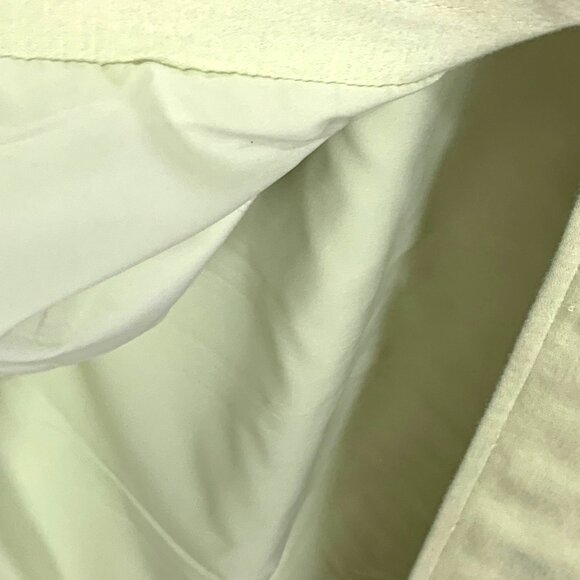 J. Jill Button Trench Jacket Linen Blend Long Sleeve Button Front PS Lime Green - Picture 9 of 12